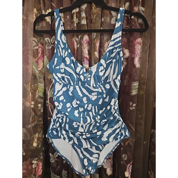 Anne Cole Swimsuit One Piece Size 8 - Picture 1 of 16